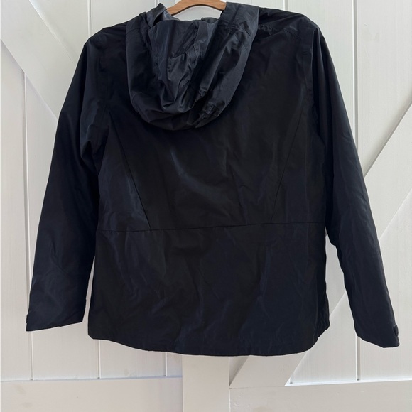 Swiss Alps Kids Large (12-14) Waterproof Windbreaker Black Jacket - Picture 2 of 5